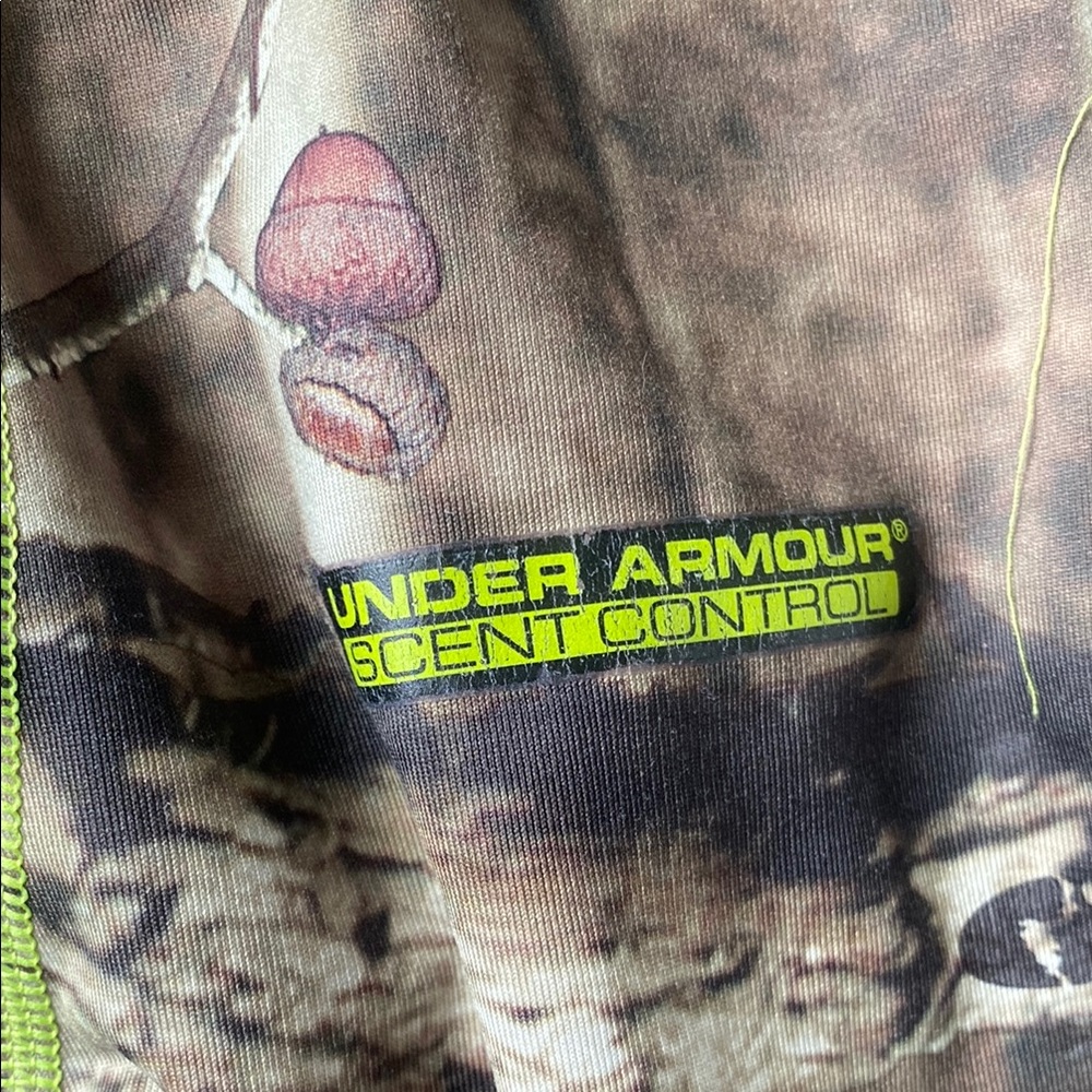Under Armour Men's Camo EVO Scent Control Base Layer Pants Legging - Picture 4 of 7